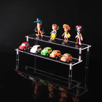 Acrilic de Acțiune Figura display stand Jucarii Robot naruto personaj de Desene animate cadru scara titularul mașină de jucărie model de rack transport gratuit
