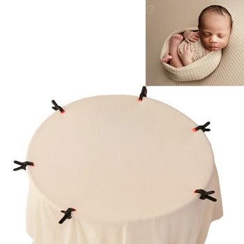 150*150 CM Nou-născut Recuzită Fotografie Pătură Material care Prezintă Sac de Fasole Elastic Medii Moale Baby Studio Fotografia Accesorii