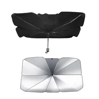 Auto interioare Auto parasolar Parbriz Auto Capac Protectie UV Soare Umbra Ferestrei din Față, Interior de Protecție Pliere umbrela