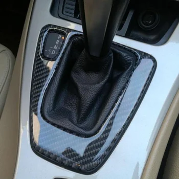 1 buc Masina Noua Schimbare a vitezelor Panou Buton Capac din Fibra de Carbon Decal Auto Auto Shift Cutie cu Capac Panou Pentru BMW E90 E92 E93 Interior