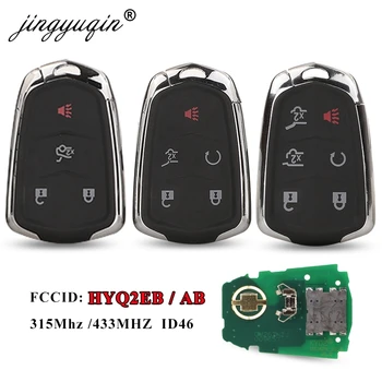 Jingyuqin 4/5/6 Butonul Smart Remote Key Fob pentru Cadillac ESCALADE /ESCALADE ESV-2019 XTS CTS CT6 ATS HYQ2EB HYQ2AB