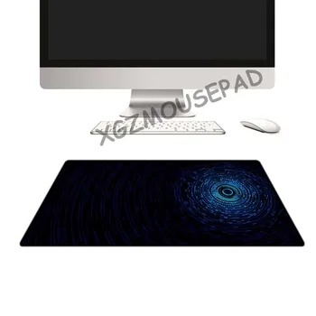 XGZ de Mari Dimensiuni Mouse Pad Negru de Blocare Marginea Tehnologie Matrix Calculator de Birou Mat de Cauciuc Non-alunecare Joc de Jucător Diy Personalizate