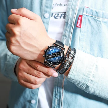 HAIQIN Mens ceasuri de top marca sport de lux, Ceasuri Bărbați Cuarț ceas de mână de sex masculin Mliltary ceas bărbați impermeabil Reloj hombres 2019