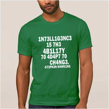 Cadouri imprimate Nebun Inteligenta Stephen Hawking Barbati Tricou Oficială de Vară Stil T-Shirt Omul Adult O de Gât Tricou de Vanzare Ieftine