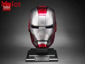 High-End de Personalizare de la 1 la 1 Portabil Potrivit pentru Iron Man Mk5 Control Vocal Deformare Casca Rece sprijin Limba engleză