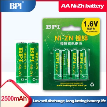4buc/lot BPI AA 2500mWh 1.6 V NI-Zn NIZN baterie Reîncărcabilă Pentru Jucării aparat de fotografiat Digital aparat de muls gamepad microfoane, mouse-ul
