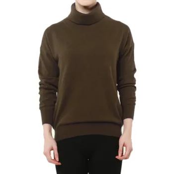 Croitor oi Cașmir pulover pentru femei guler pulover mânecă lungă pierde plus dimensiune sacouri topuri tricotate