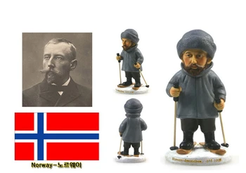 De Vânzare La Cald Norvegia Roald Amundsen Creative Rasina De Artizanat Celebritate Mondială Statuie Turism Suvenir Cadouri De Colectie Acasă Decortion