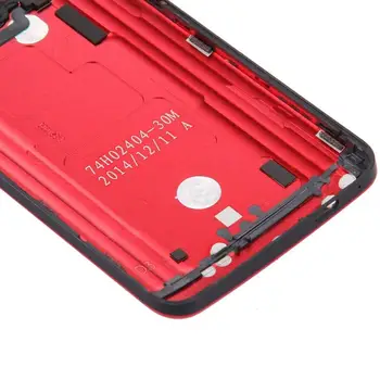 Originale Pentru HTC One M7 Mijloc Rama LCD Frontal de Locuințe & Adeziv+ Baterie Usa Caz Acoperire Cu Lentilă aparat de Fotografiat