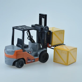 Mini camion Stivuitor Model de Jucărie inginerie Vehicul Furcă din material Plastic model de Masina pentru copii Jucarii pentru baieti pentru Copii cadouri