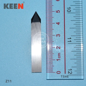 Carbură de Tungsten cu vârf canelat lama / carbură Solidă din oțel lamă de cuțit Z11