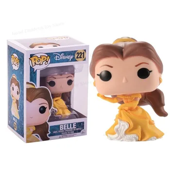 Funko POP Belle, Cenusareasa, Tiana, Ariel, Rapunzel Disney #221 224 Drăguț Original vinil Figura papusi Model de Jucarii pentru copii, cadouri Nou