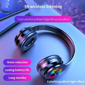 Culoare Wireless Bluetooth pentru Căști de Jocuri Sport, Căști Impermeabil Hifi Stereo Căști Muzică pentru Android IOS, PC-ul Radio Earbud