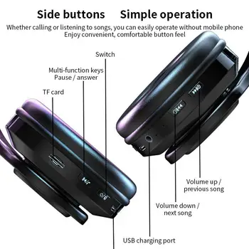 Culoare Wireless Bluetooth pentru Căști de Jocuri Sport, Căști Impermeabil Hifi Stereo Căști Muzică pentru Android IOS, PC-ul Radio Earbud