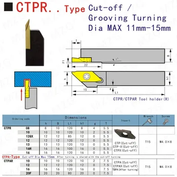MOSASK CTPAR Cutter CTPAR10 Piese de Mici dimensiuni de Prelucrare CNC Strung de Cotitură Bare de Tăiere Toolholders Metal Despărțire Cioplire Instrumente