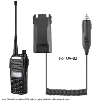 ALLOYSEED 12V Incarcator de Masina Eliminator de Baterie Adaptor Pentru Baofeng UV-82 UV-89 Radio Walkie Talkie Interfon Putere Încărcător de Mașină