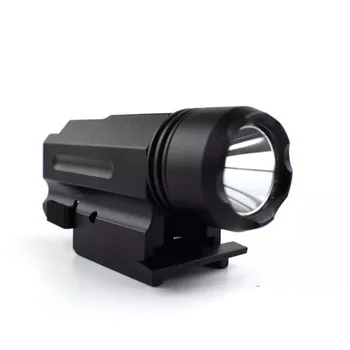 2 In 1 Combo Tactice Punct Roșu Vedere cu Laser X100 Lanterna LED-uri Glock Pistol Armă Ușoare De 20mm Feroviar de Vânătoare Pistol obiective Turistice