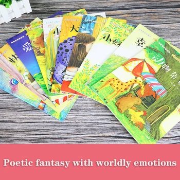 10 Buc/Set Carte de Imagine Iluminarea Copii copii Copii Chinezi Aflați Citind Povesti Serie de Citire de Învățământ libros