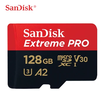 Card de Memorie SanDisk Extreme PRO microSDXC UHS-I Card de 128GB, 256GB 64GB Viteza de Citire 170MB/s TF Card U3 4K UHD Cu Adaptor