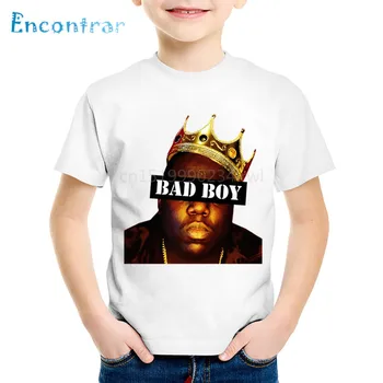 America Hiphop Rapper Notorious Big Star pentru Copii T-shirt pentru Copii Biggie Smalls Vara Tricouri Baieti/Fete Topuri Haine pentru Copii