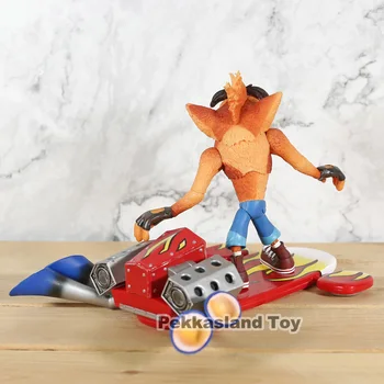 Crash Bandicoot NECA Deluxe Figura cu Jet de Bord PVC figurina de Colectie Model de Jucărie