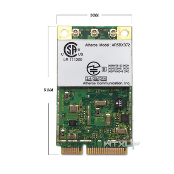 Atheros AR5418 AR5008 2.4 GHz&5.0 GHz 300Mbps Mini WiFi PCI-e Adaptor Wireless WLAN Card pentru ThinkPad X60 X60S X 61 R60 R60 T60