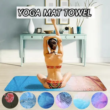 Yoga Pad Prosop De Moda Colorate Non-Alunecare Mat Yoga Acoperi Pătură Sport Fitness Exercitii Pilates Antrenament Porturi De Fitness De Interior