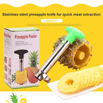 1 Bucată De Oțel Inoxidabil Ananas Peeler Feliator Ananas Instrumente De Bucatarie Din Otel Inoxidabil Ananas Cuțit Operație Simplă