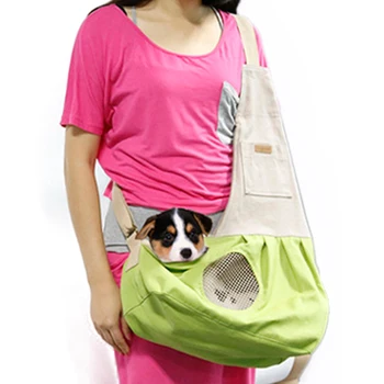 Pliabil Portabil Câini Care Transportă Saci De Panza Respirabil Curele, Genți De Mână Pentru Animale De Companie Mici Teddy Chihuahua Pisica De Cățeluș Transportatorii