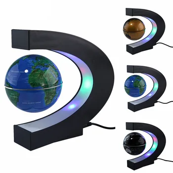LED Harta Lumii Levitatie Magnetica Plutitoare Glob Electronice de Acasă Antigravity Lampa 3inch Minge de Lumina de Ziua Decor Nou O15