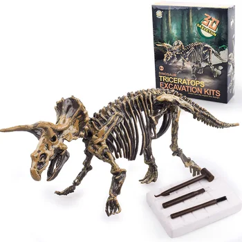 Jurassic Dinozaur Fosil excavare kituri de Educație arheologie Rafinat Set de Jucării de Acțiune pentru Copii Educație Figura Cadou BabyA9BC00