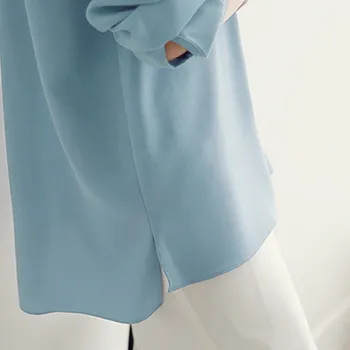 Femeie De Moda Bluze 2020 Femei Bluza Doamnelor Siret Topuri De Moda Bottom Bluza Șifon Tricou Femei Bluze Si Topuri Z1224