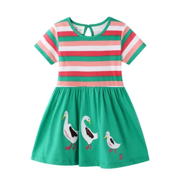 Vestidos Fete Rochie de Vară 2020 Brand Animal Unicorn Rochie de Printesa pentru Copii Costume pentru Copii Haine Flamingo Copii Dress 1-7M