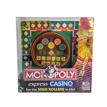 Hasbro Monopoly Jocuri Jocuri de Masă, Șah Petrecere de Familie Jocuri de Strategie Express Casino pentru Role Mari de Viață