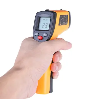 Portabile în infraroșu termometru non-contact temperatura de numărare a afișa termometru cu laser termometre