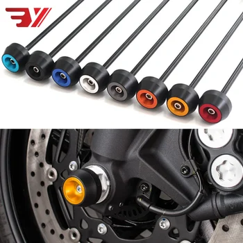 Pentru YAMAHA MT07 MT-07-2018 CNC Aluminiu Modificat Accesorii Motociclete picătură mingea / amortizor Puntea de Protecție Roată