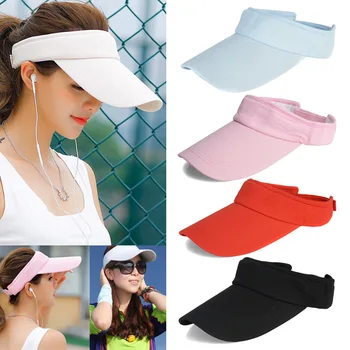 Bărbați Femei Soare de Protecție Pălărie Goală de Sus Lărgi Refuz Simplu Respirabil Umbrelă de soare Capac NYZ Magazin