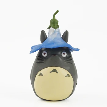 6-9cm 4buc/lot Studio Ghibli Vecinul Meu Totoro Acțiune Figura Jucării Miyazaki Hayao Flori Totoro Grădinărit Acasă PVC Model de Păpuși
