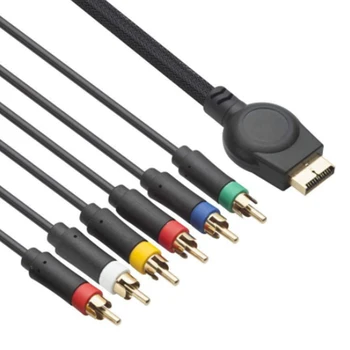 AM05-Potrivit pentru PS2/PS3 Component Cablu 1.8 M Potrivit pentru PS 2/3 Joc de Înaltă Rezoluție Cablu Accesorii