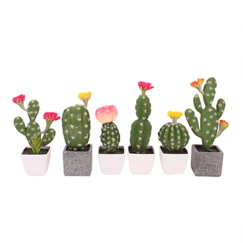 Artificiale cactus decoratiuni de plante bonsai plante Suculente din Plastic Eco-Friendly Simulare ambarcațiuni pentru casa/gradina deco Fără Oala 1 buc