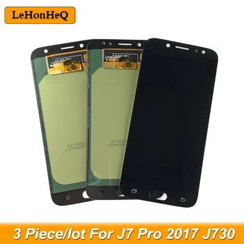 3 buc/lot incell TFT LCD Pentru Samsung Galaxy J7 Pro 2017 J730 LCD J730F Display touch screen Digitizer Asamblare