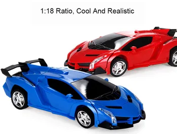 2 In 1 RC Jucărie Mașină de Transformare Roboți de Conducere Auto Vehicul Sport Modele de Masini Masina Control de la Distanță RC Jucărie Cadou Pentru Baieti de Jucărie