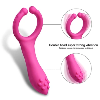 Biberon Masaj Clitoris Stimularea punctului G Vibrator Vibrator Penis Vibrații Clip Jucărie Sexuală Pentru Femei Barbati Cuplu Vagin