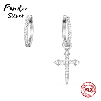 Pandoo Farmec De Modă Sterling Silver Original 1:1 Replica,Asimetrice Argint 