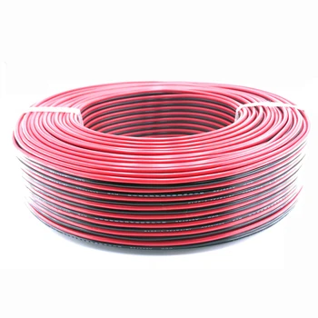 10M Cupru Roșu Negru cablu Electric 2 Core Cablu Electric Paralel Linia de Alimentare Led Difuzor Rvb Teaca Linie Dublă de Sârmă