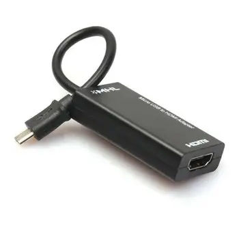 Micro USB La HDMI 1080P HD Audio-Video Cablu pentru HDTV Converter Adaptoare Pentru TV, PC, Laptop, Telefon, Tableta