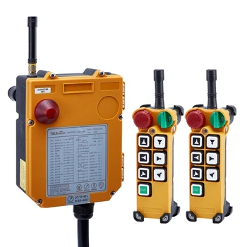 F24-6D industriale wireless universal radio control de la distanță pentru macara radio de la distanță 2 emițător și 1receiver