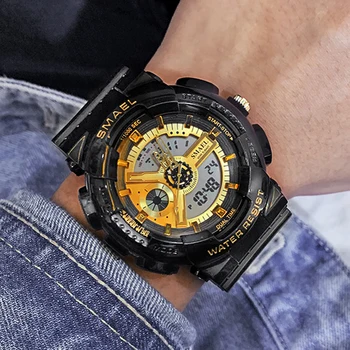 SMAEL Brand de Top pentru Bărbați Ceasuri de Lux CONDUS Sport Impermeabil Ceas Militar Barbati Casual Digital Cronograf Ceas Relogios Masculino