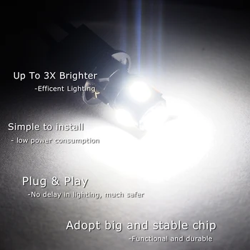 10x W5W LED T10 LED Lumini Auto de Interior Pentru Lada Vesta Granta Kalina Niva Priora Vaz Largus 4x4 Xray 2107 2110 Led-uri pentru Auto 12V