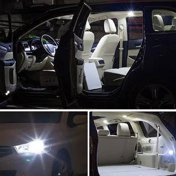 10x W5W LED T10 LED Lumini Auto de Interior Pentru Lada Vesta Granta Kalina Niva Priora Vaz Largus 4x4 Xray 2107 2110 Led-uri pentru Auto 12V